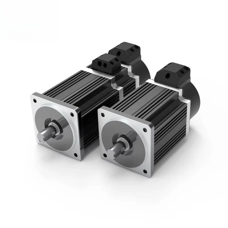 48V 200W 3000RPM Brushless DC Servo Motor With Flange Mount