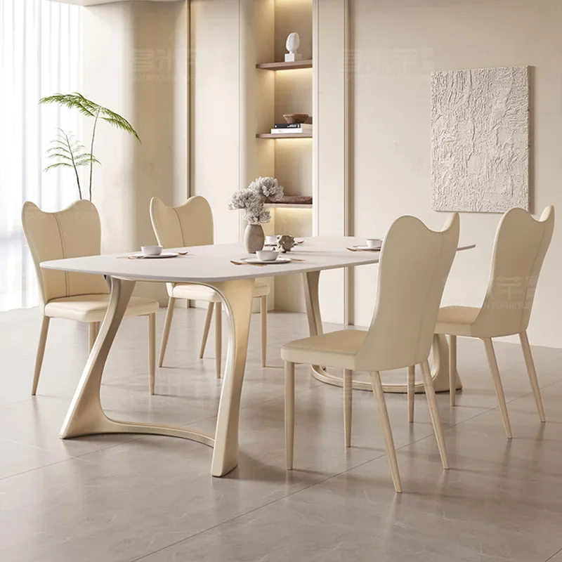 Small Restaurant Table Coffee Salon Modern Outdoor Center Dining Table Set Desk Dressing Balcony Comedor Kitchen Furniture