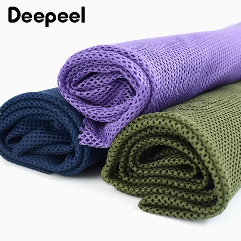 100/150/200*155cm Breathable Mesh Fabric Sewing T-shirt Sport Clothes Low-stretch Fabrics Mosquito Curtain Net Cloth Accessories