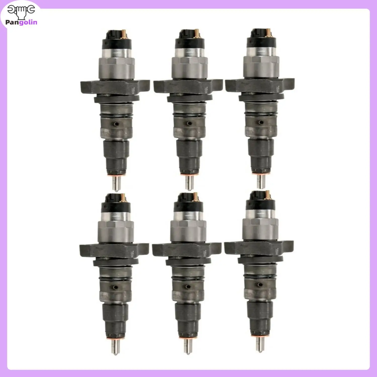 6pcs Fuel Injector 0445120114 For 2004.5-2007 Dodge Ram Bosch 5.9L  0445120238 0445120032 0445120103 0445120208