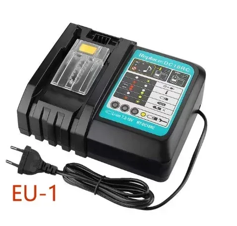 For Makita 18V 6000mAh Rechargeable Power Tools Battery with LED Li-ion Replacement LXT BL1860B BL1860 BL1850+2A Charger