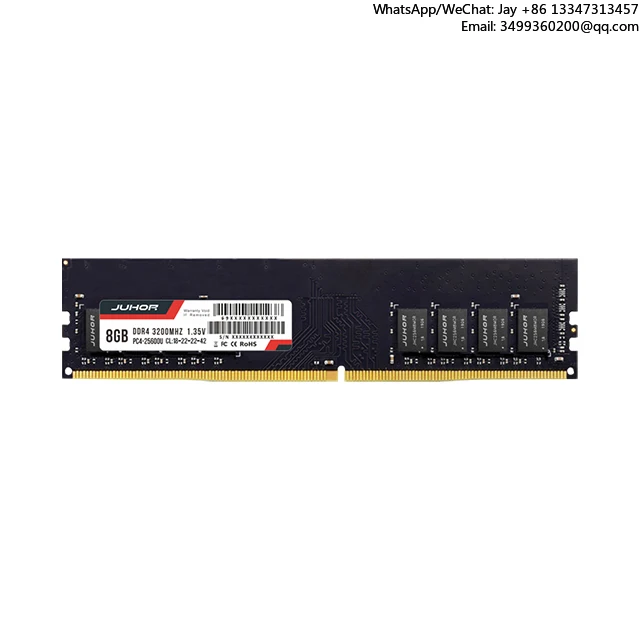 

DDR4 3200MHz 8GB RAM Card High-Speed 288-Pin DIMM 1.35V For Gaming PCs Desktop RAM Memory Module Compatible Stock