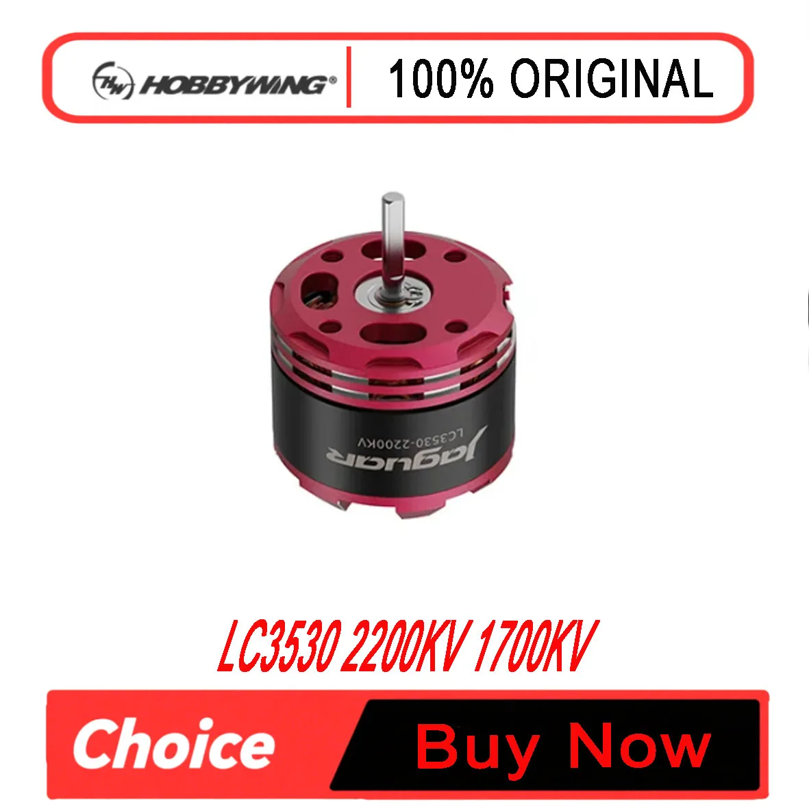 LEOPARD HOBBY Jaguar LC3530 2200KV 1700KV Brushless Motor 630W 520W High Power for 1/10 RC Car Buggy Truggy Off-Road