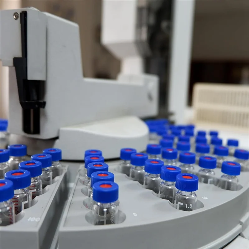 AU61-2Ml Autosampler Vial, HPLC/GC Vials 9-425 Lab Clear Vials Sample Vial Screw Cap Writing Patch