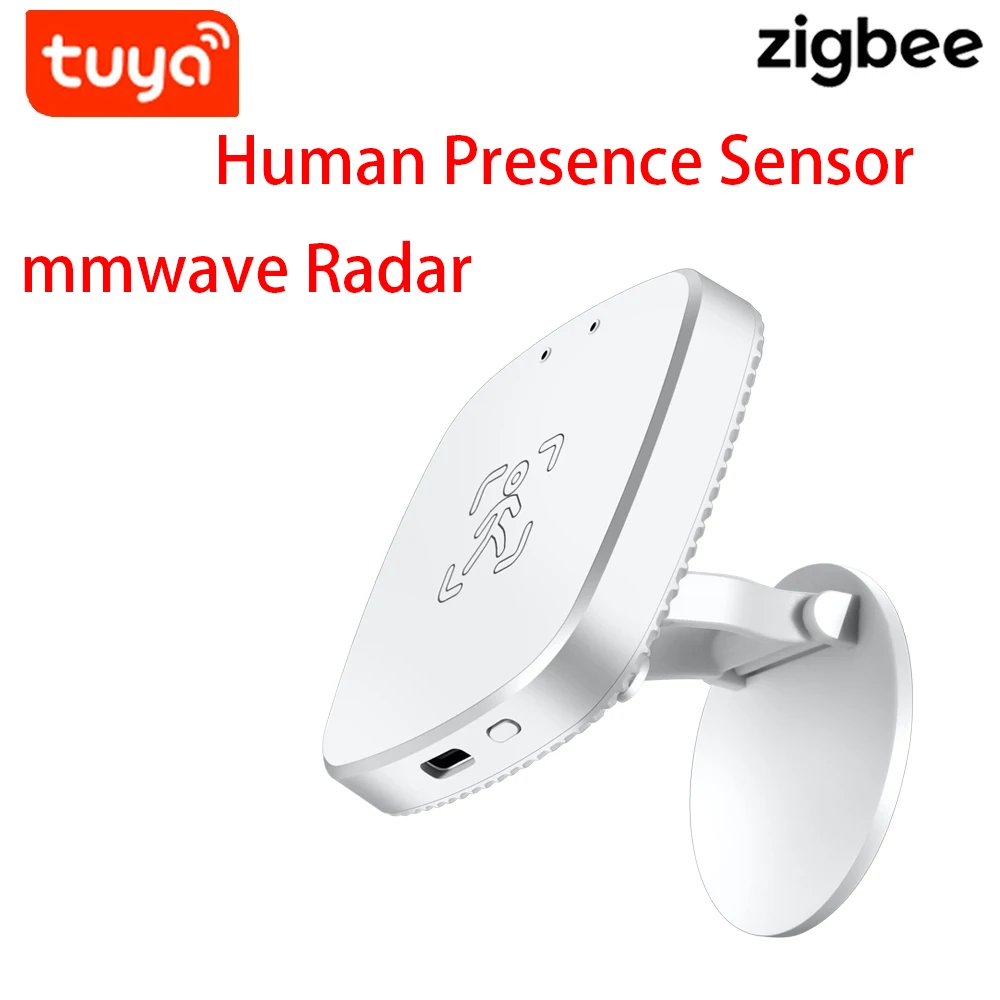 Tuya Zigbee Presence Sensor Mmwave Radar Wave Human Detector Motion Detector Work With Tuya Hub