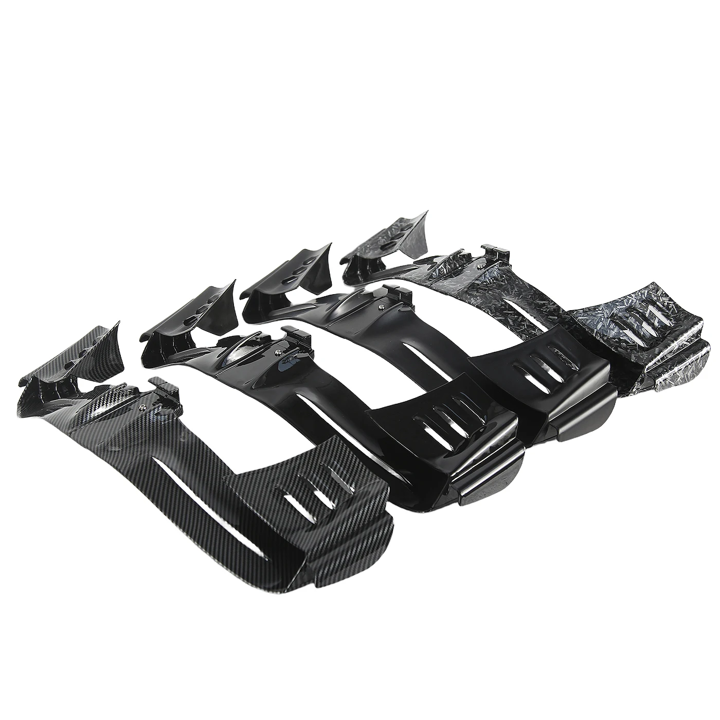 For CFMOTO 675SR-R Modify The Large Front Lip Undamaged Straight-Up Side Edge Spoiler Competitive Lower Lip Spoiler Accessories