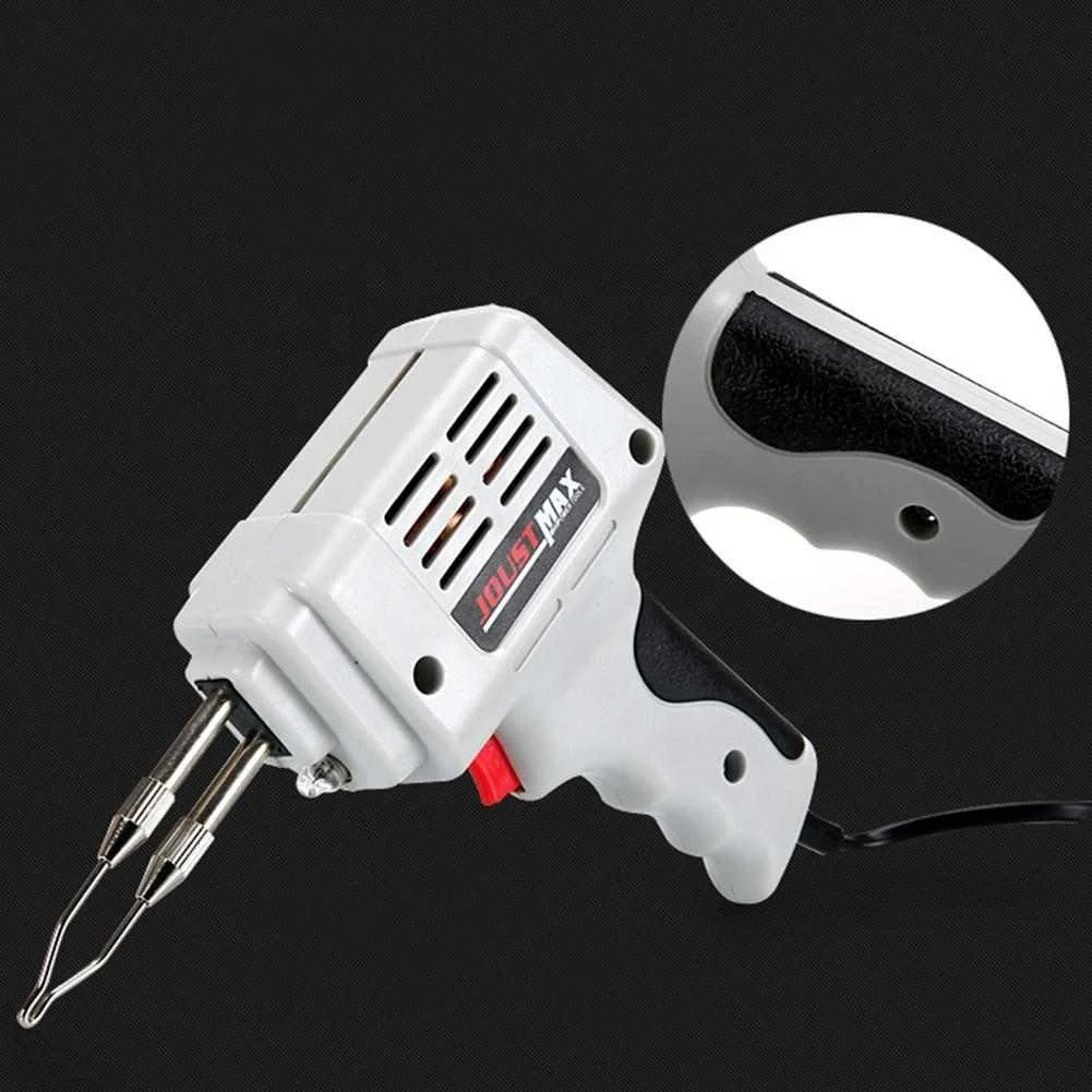 100W EU Plug Automatic Electric Soldering Iron Tin Gun Lighting Quick Heating Rework Station Solder Wire Welding Repair Tool