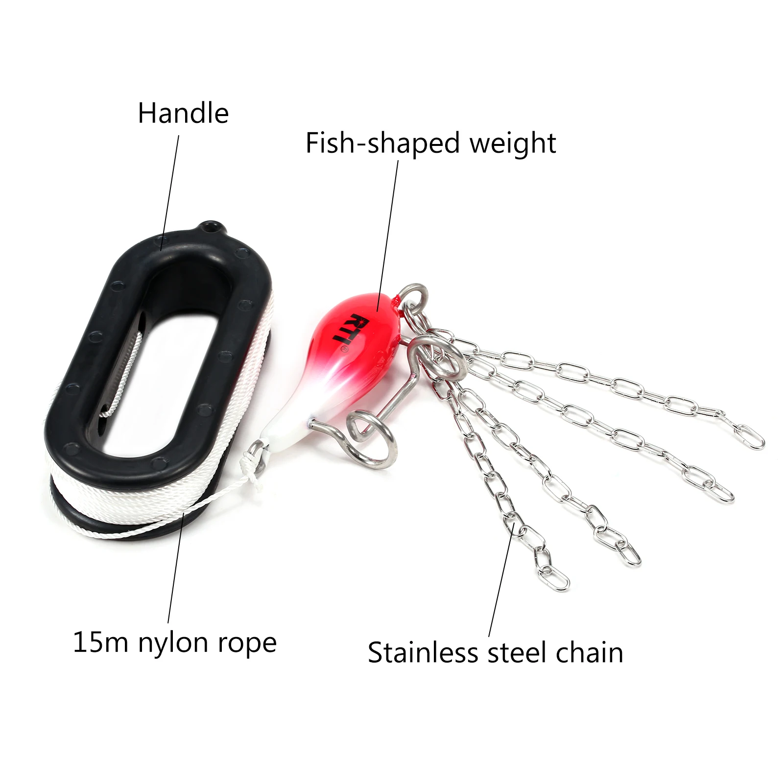 Fishing Lure Retriever Bait Saver Retriever Kit Fishing Tackle for Crankbait Spinner Spoon Lures