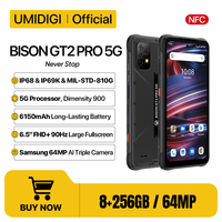 UMIDIGI BISON GT2 5G/GT2 Pro 5G IP68 Android Rugged Smartphone 8+8GB Dimensity 900 6.5\