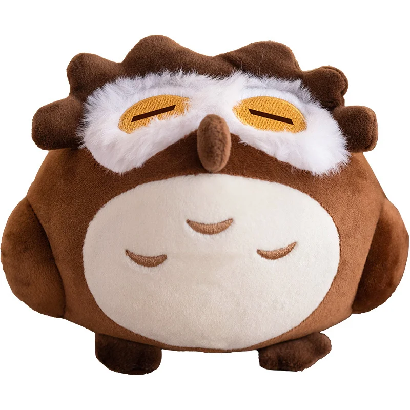 Kawaii Genshin Impact Plush Toy Genshin Night Owl Plushie Doll Teyvat Zoo Xiao Bird Plush Throw Pillow Cosplay Porps Baby Gift