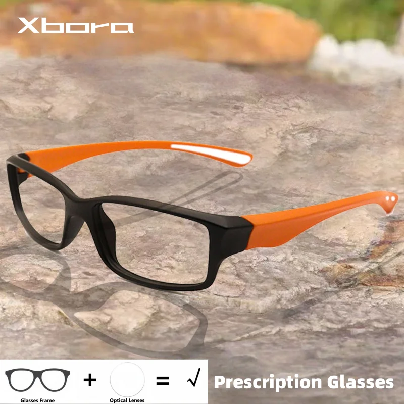 Xbora Sports Cycling Men Eyewear Prescription Glasses Recipe Lenses Myopia Optical Progressive Eyeglasses Ocular Outdoors 36208