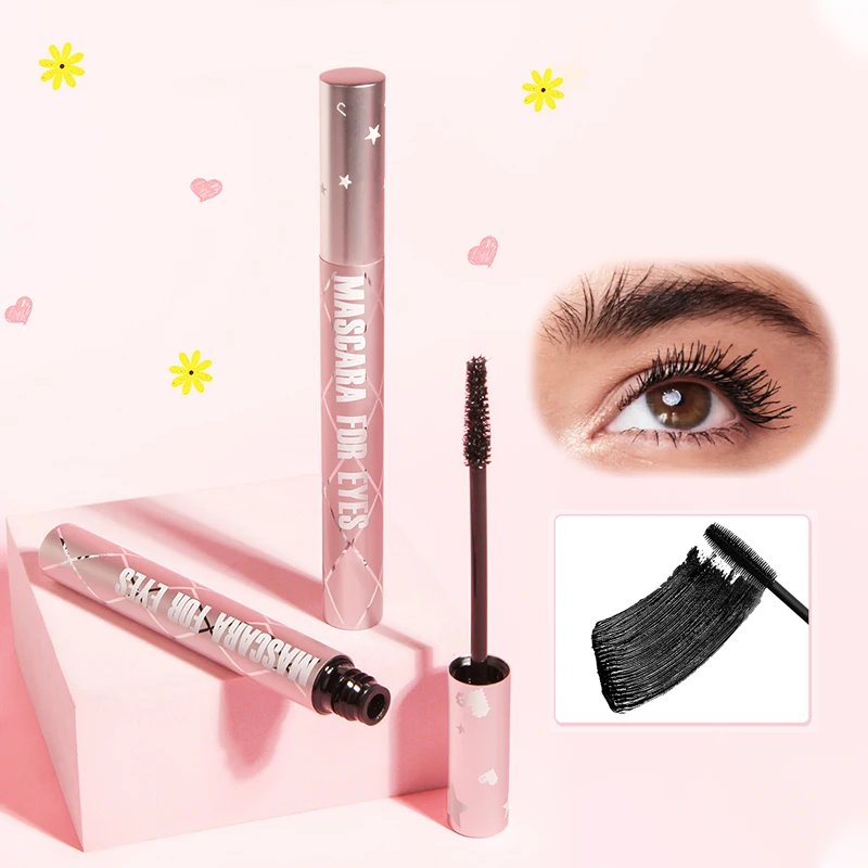 

New Product Waterproof Mascara OEM Private Label Pink Vegan Long Lasting Mascara 4d