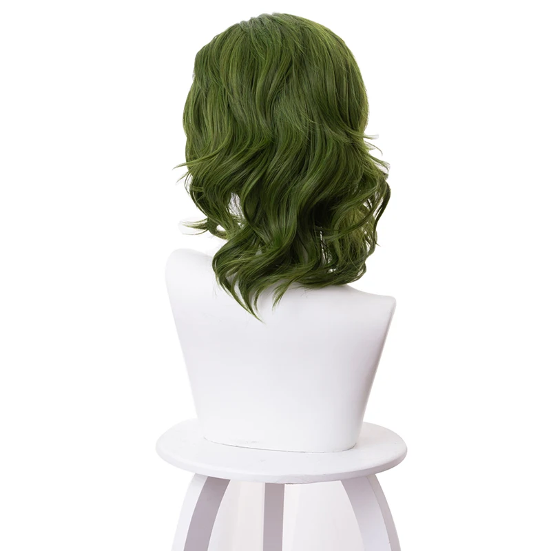 Origin Movie Clown Wig Cosplay Costume Joaquin Phoenix Arthur Fleck Curly Green Heat Resistant Synthetic Hair Wigs - view 4