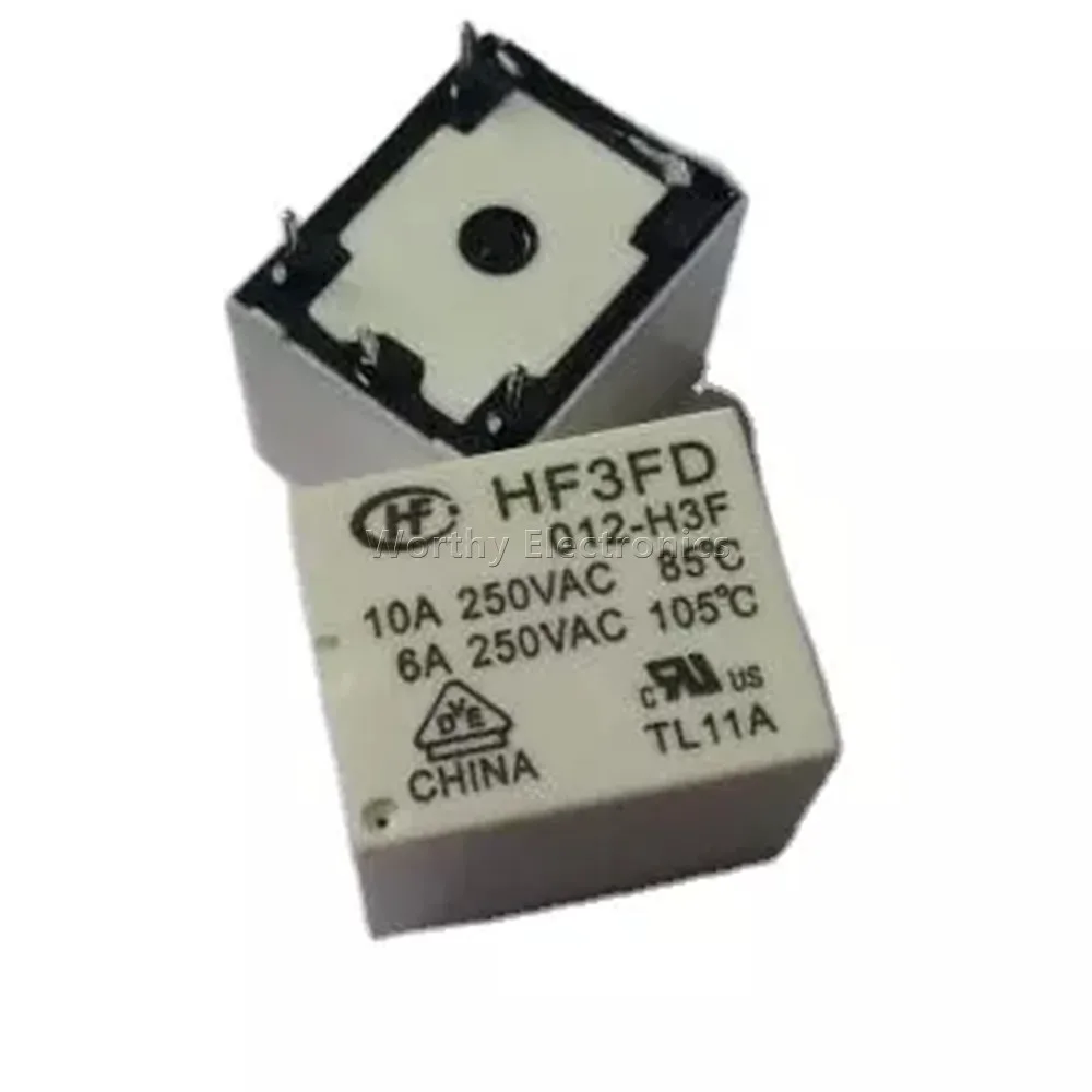 

Free Shipping 10PCS/LOT 12VDC 10A DIP-4 12V Relay HF3FD 012-H3F