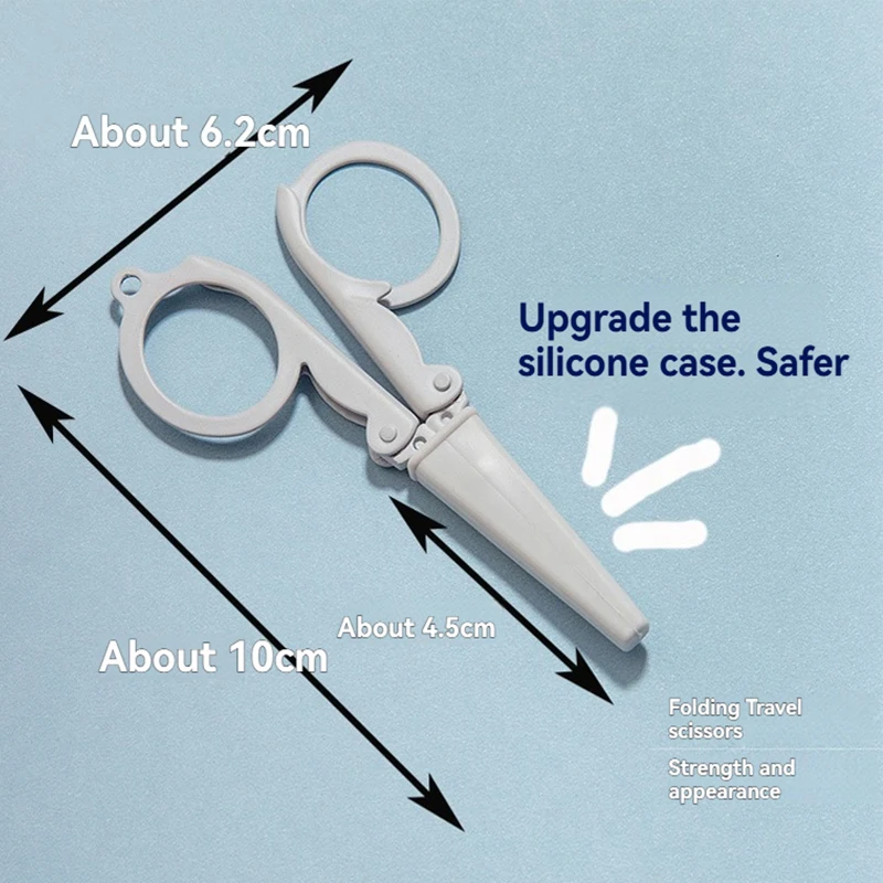 3PC Mini Portable Scissors, Simple Scissors, Student Office Manual Scissors, Lightweight Hanging Hole Student Specific