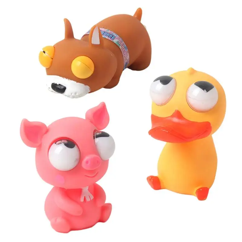 Pop out Eye Toys Sensory Mood Relaxing Fingertip Pinch Toy Animal Novelty Toys Prank nimal Eyes Popping Out Eyes Toys Gifts