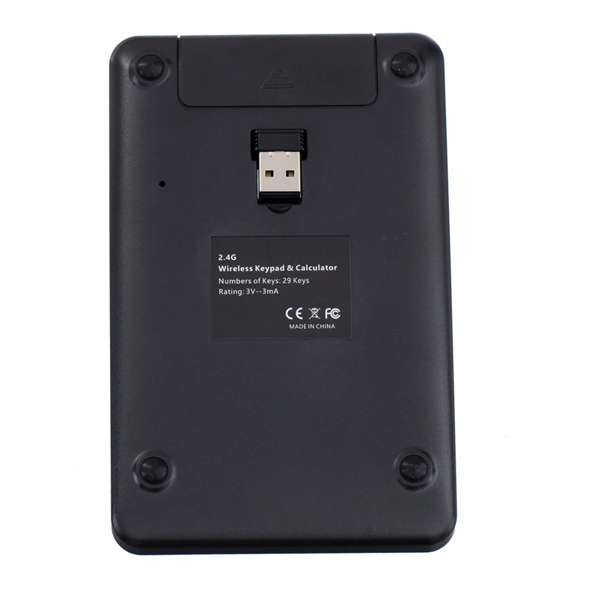 

ABNJ 2,4G Беспроводная клавиатура Мини 2в1 Беспроводная USB-цифровая клавиатура с калькулятором Дисплей Клавиатура Офисный калькулятор