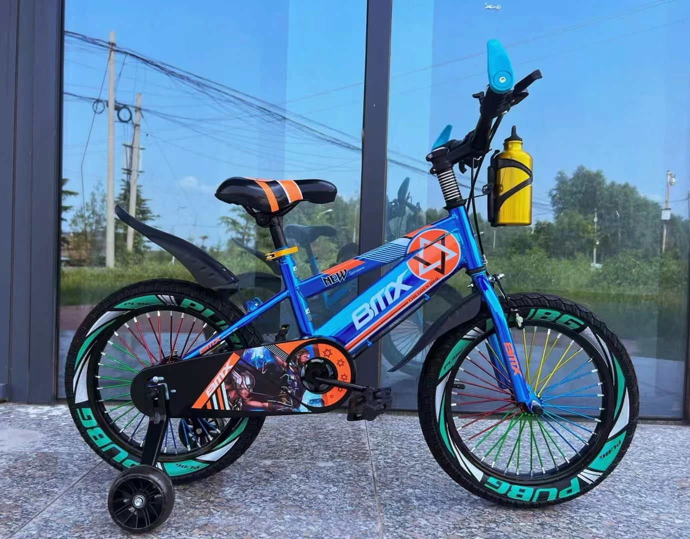 2025 منتجات جديدة 12 14 16 20 بوصة دراجة أطفال إطار فولاذي كربوني دراجة أطفال دراجة جبلية للأطفال #3