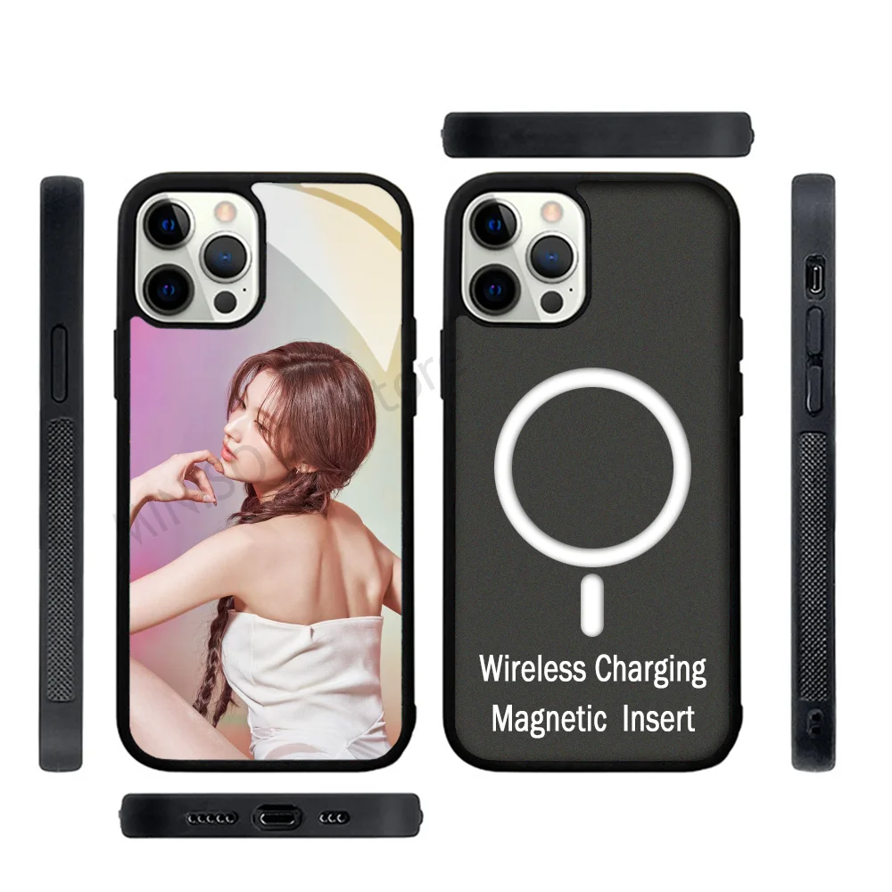 Kpop Girl Sana T-Twice Phone Case Strong Magnetic For IPhone 15 14 13 Pro Max 11 12 Mini For Magsafe