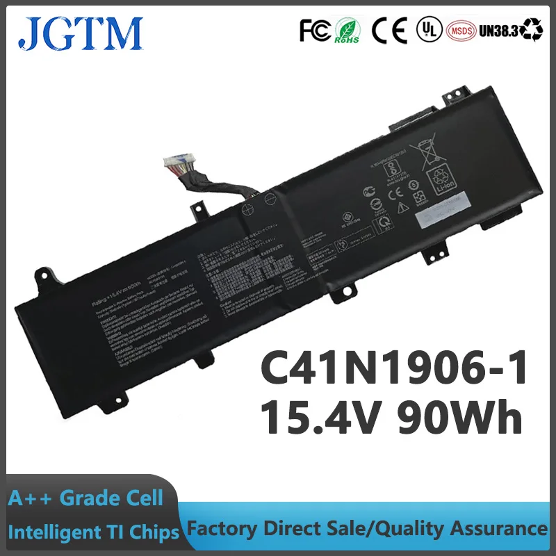 بطارية كمبيوتر محمول C41N1906-1 15.4V 90Wh متوافقة مع ASUS TUF Gaming A15 FA506 FA506II FA506QR 2021 F15 FX506 FX506H FX506HM