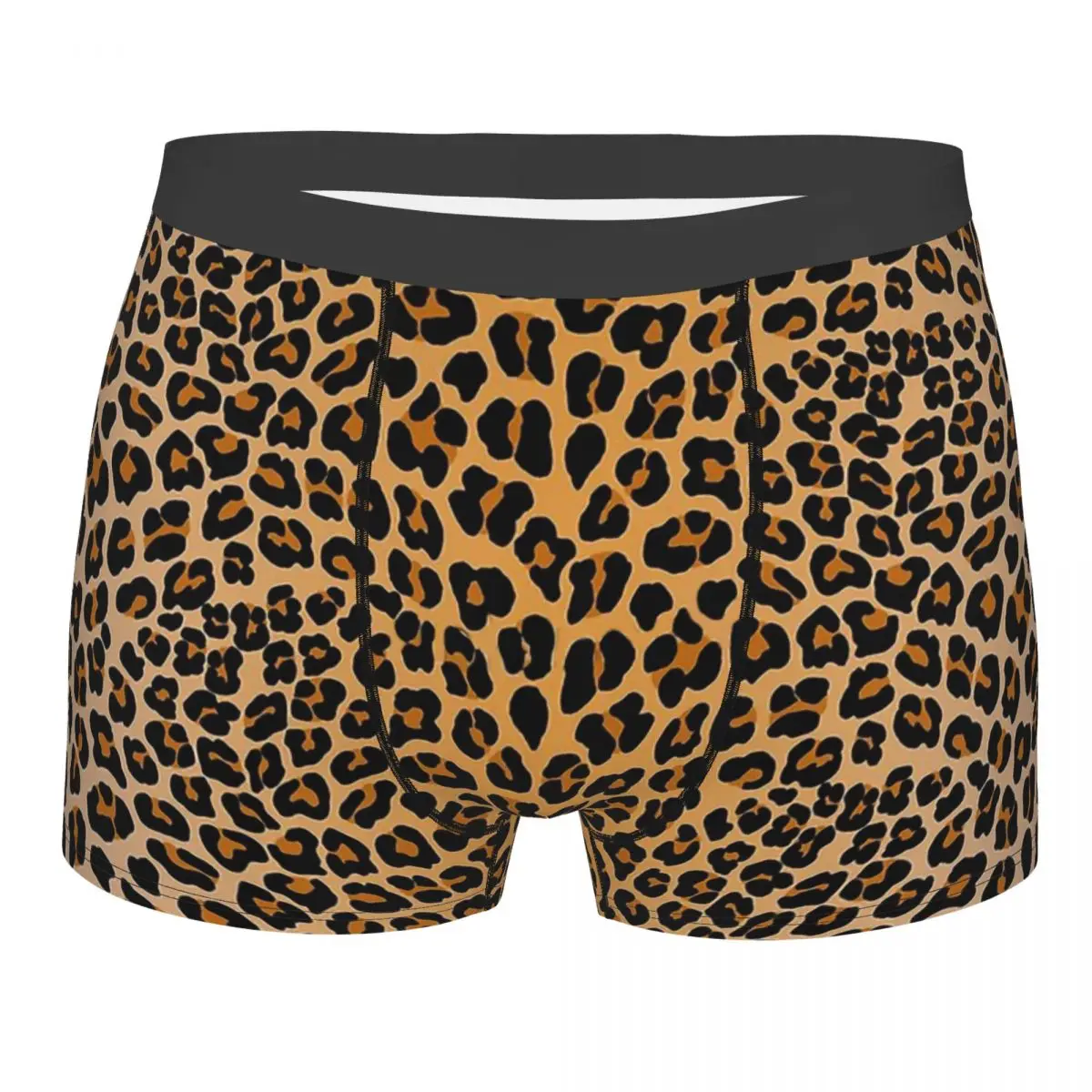 Animal Animals Kawaii Cute Leopard Print Underpants Breathbale Panties Men\'s Underwear Ventilate Shorts Boxer Briefs