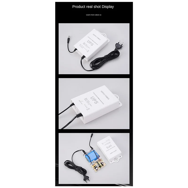 

A25P 10X 12V-2A Uninterruptible Power Supply For Wifi, Router, Security Camera Mini UPS Battery Backup Protector EU Plug