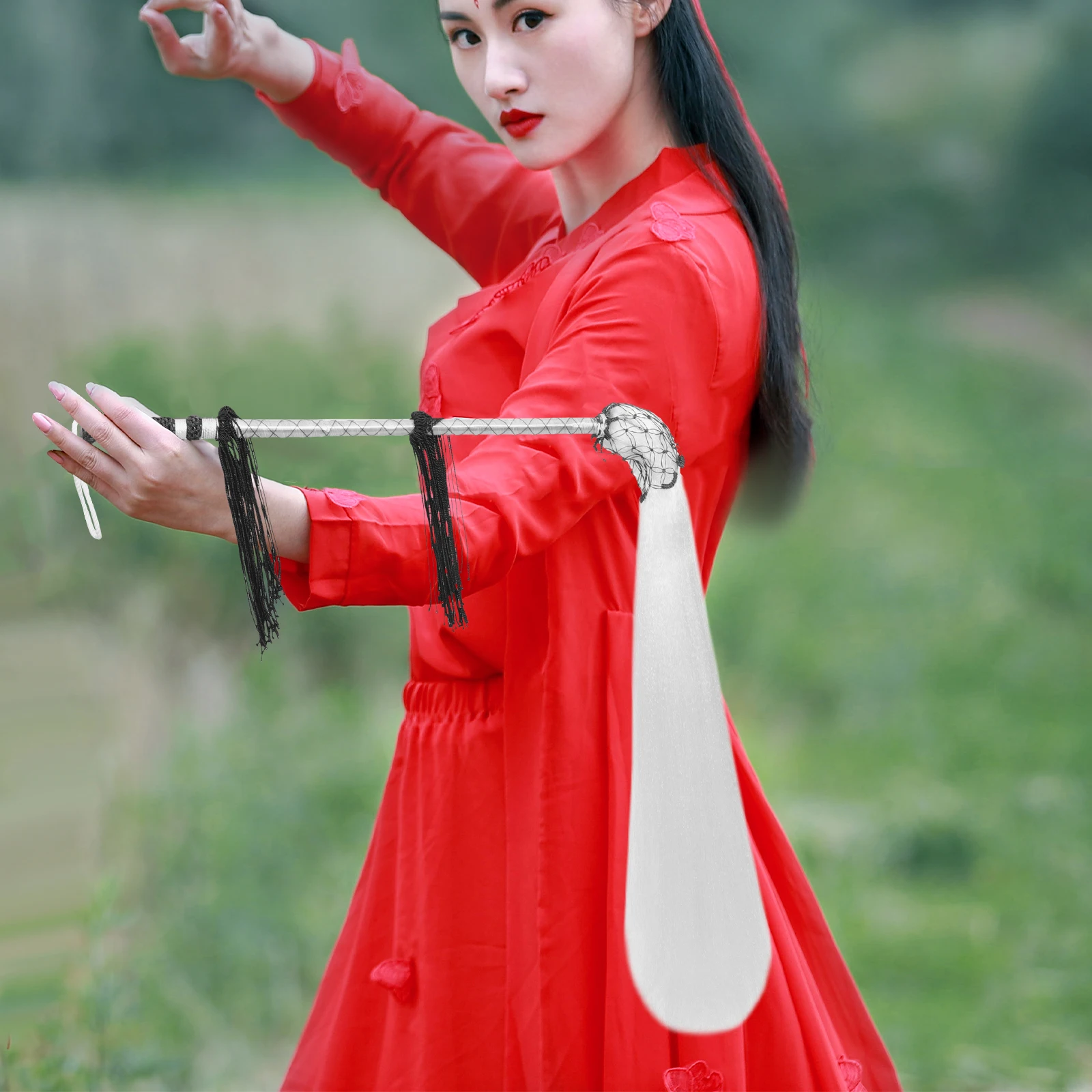 

Creative Horsetail Handheld Taoism Whisk Taoist Whisk Decorative For Home Lightweight Portable Handheld Taoism Ornament Craft