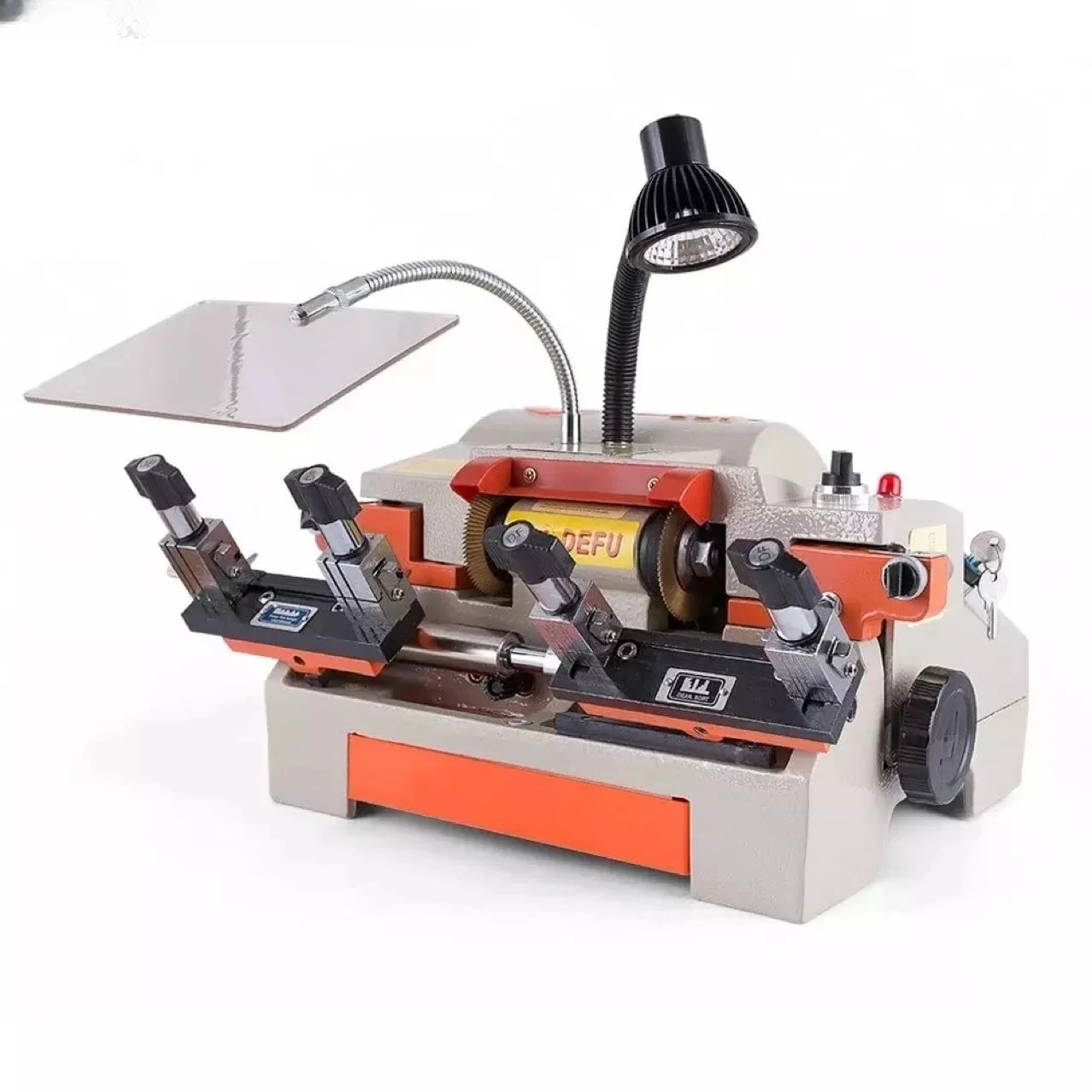 High-End 100E1 Defu Df Key Cutting Machine Automatic Double-Headed Multi-Function Steel & Metal Key Duplicating Machine