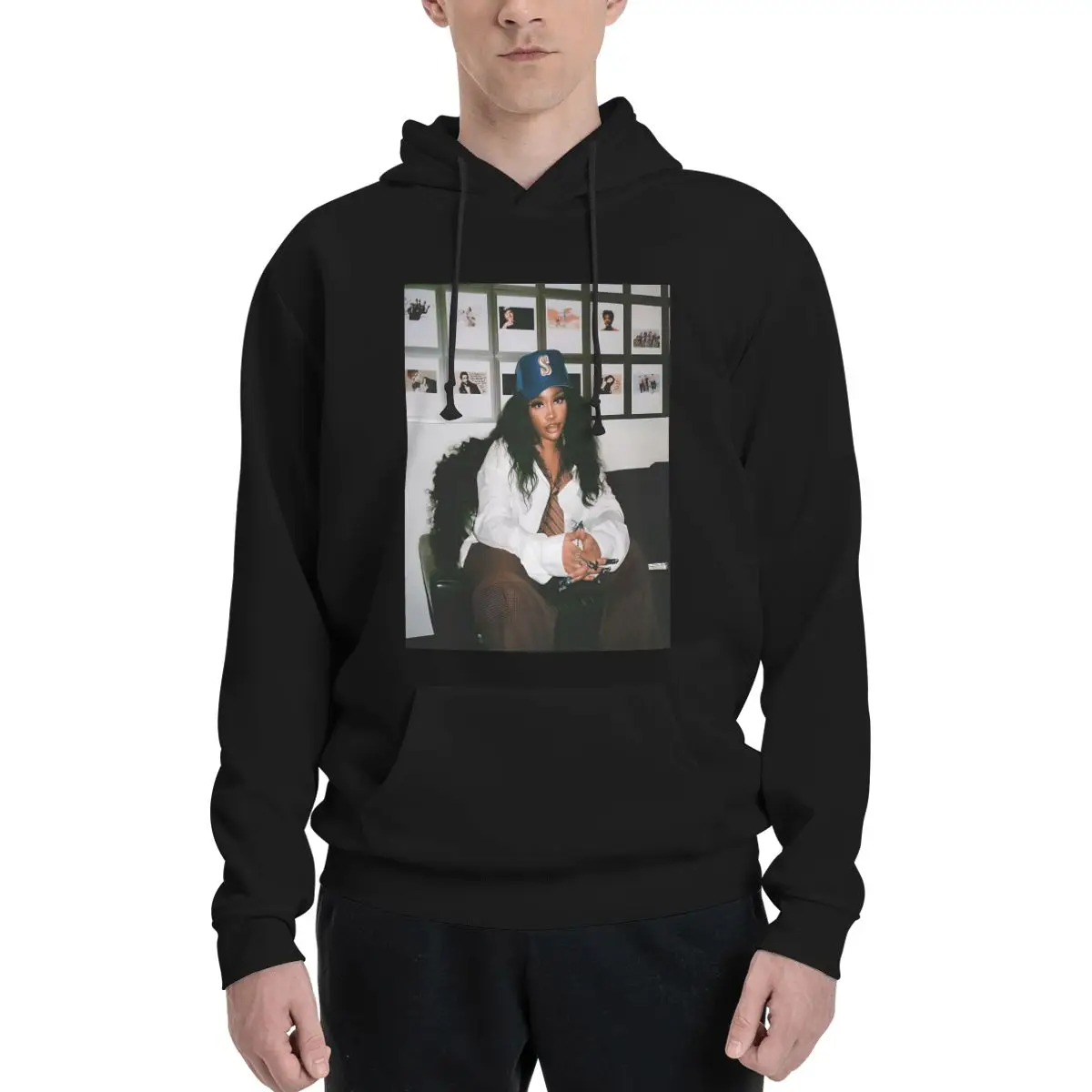 

Sza Classic Polyester Hoodie Men's Sweatershirt Warm Dif Colors Sizes