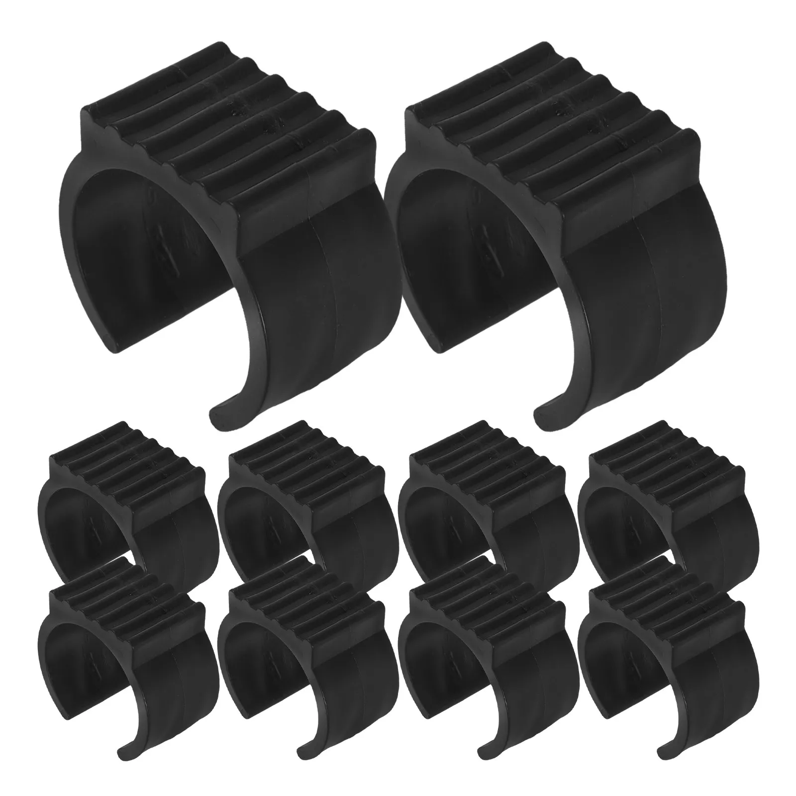 20Pcs Hammock Stand Foot Pads Plastic U-Shaped Chair Leg Caps for 38-42Mm Round Tubes Anti Skid Furniture Leg Protectors