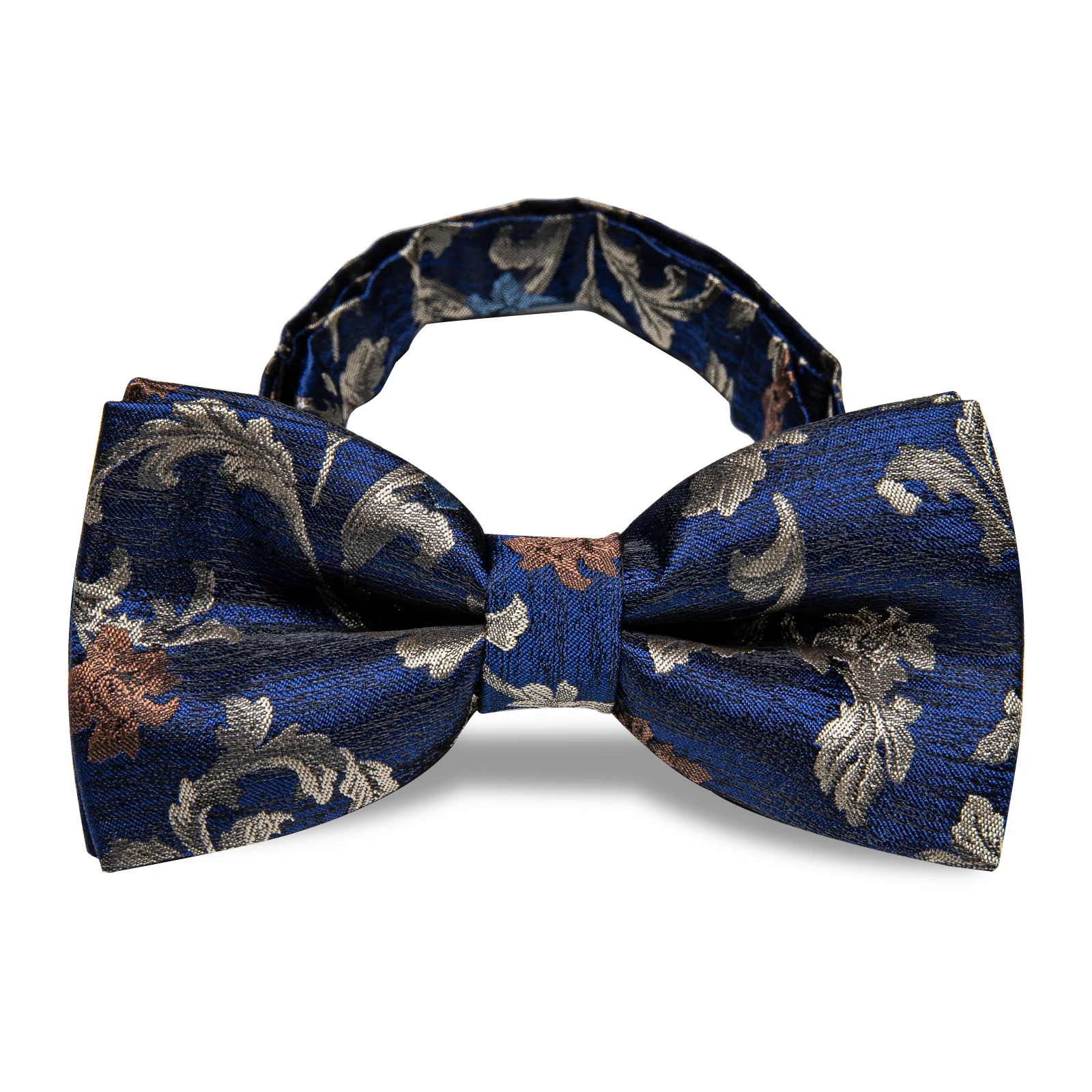 Fashion Blue Paisley Men Bowties for Wedding Daily Wearing Silk Pre-tied Necktie for Man Shirt Waistcoat Accessories Wholesale