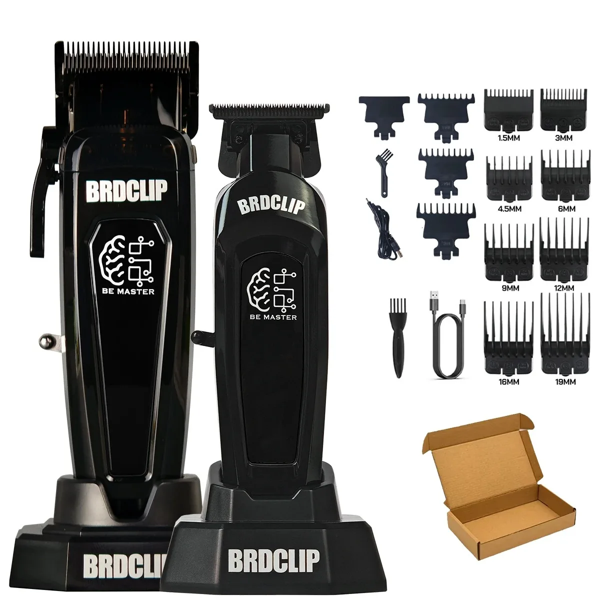 BRD 106 107 609 BRDCLIP Professioneller elektrischer Haarschneider Haarschneider DLC-Klinge mit Basis 7500 U/min 8000 U/min 7000 U/min Friseurset