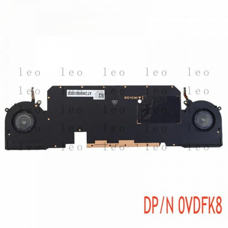 PP  Loptap Fan with Heatsink For for DELL 2-in-1 XPS 13 7390 0VDFK8 AT2WX002SCL