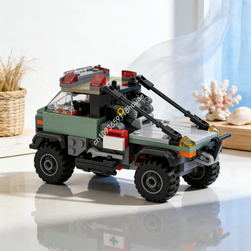 

202pcs MOC City Service Truck Model Building Blocks Toy Christmas Gifts Assemble DIY Architecture Education Brick Creative Idea