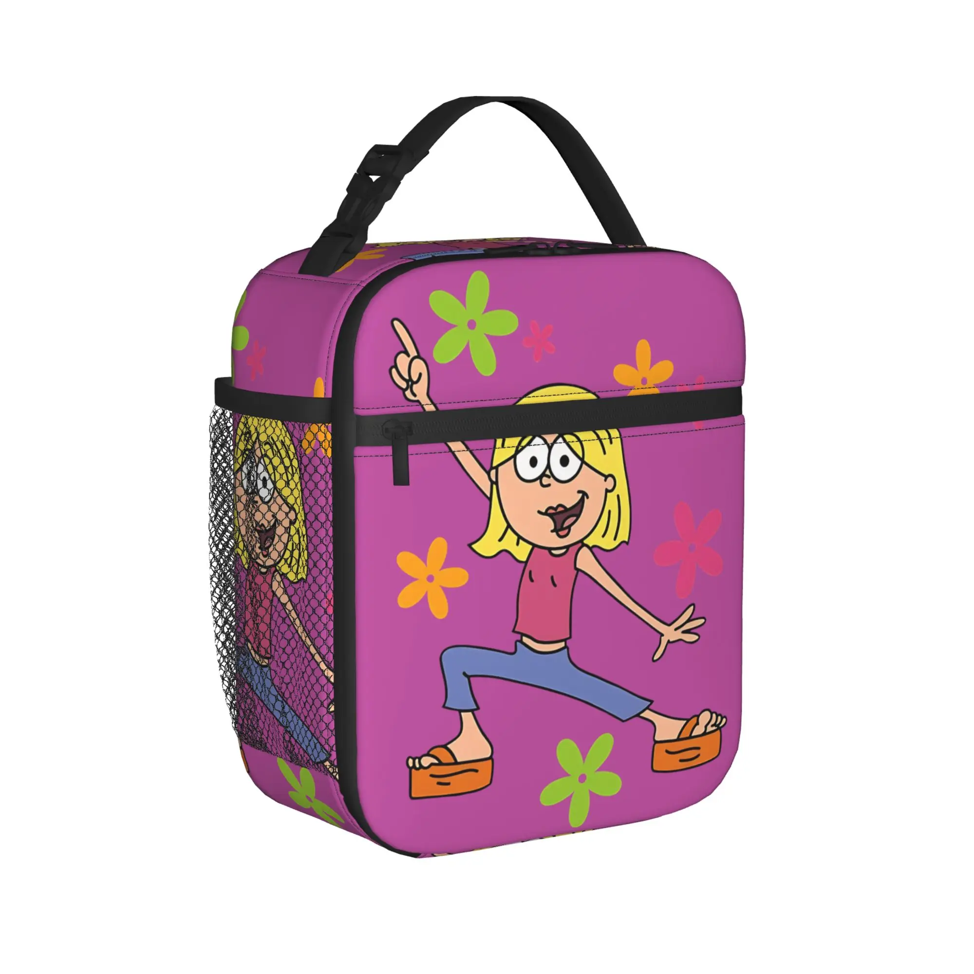 Lizzies Cartoon McGuires Lunch Bag For Child  Designer Lunch Box Casual Picnic Cooler Bag Portable Oxford Thermal Tote Handbags