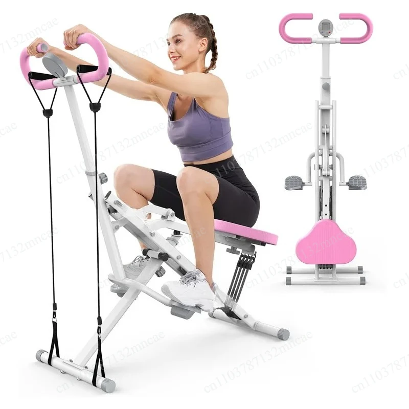 Home multifunctional squat machine, indoor sports rowing machine, dynamic single person, single person fitness