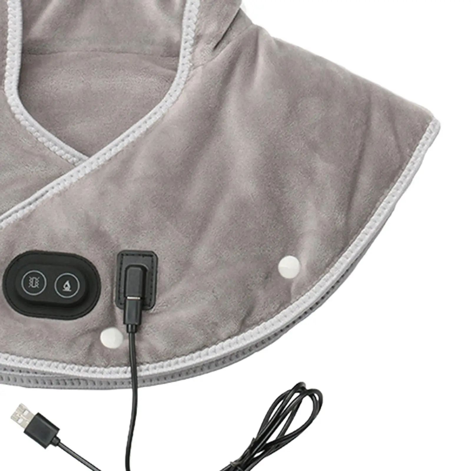 Electric Heating Shoulder Neck Pad for Men Women USB Massaging Brace Wrapped