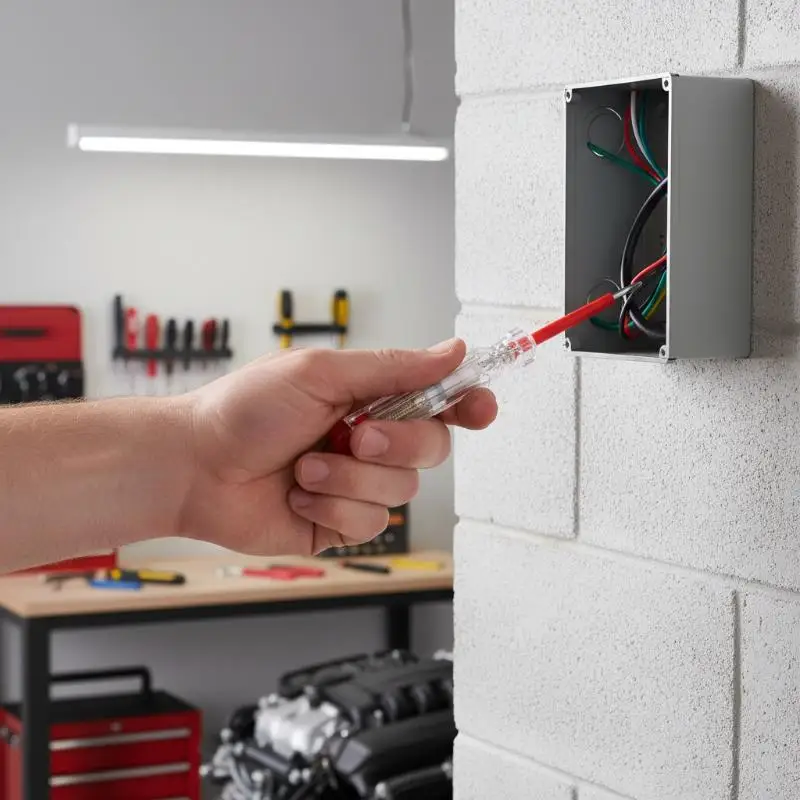 

【LM】Портативный тестер напряжения 100-500В с LED-индикатором и плоской отверткой для быстрого и безопасного обнаружения неисправностей в домашней электропроводке