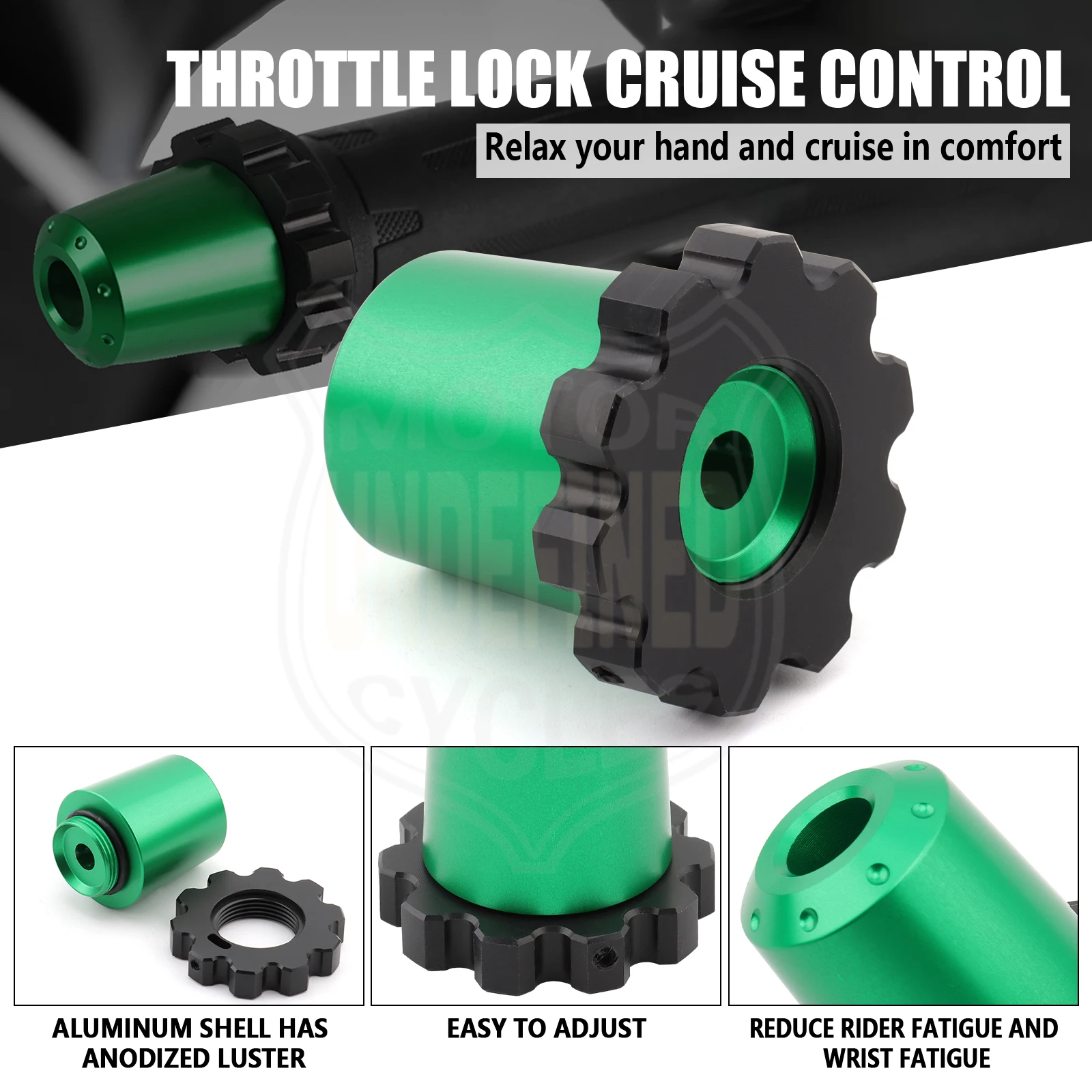 Abrazadera de acelerador de Control de crucero, extremo de barra de asistencia para Kawasaki Vulcan S, KLR650, GTR1400, Ninjia 650, ZR900, Z900, Z400, ZX-12