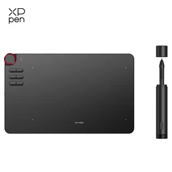 XPPen Deco 03 Graphics Drawing Tablet with Multi-Function Dial P05 Battery-Free Stylus (8192 Levels Pressure) 6 shortcut keys