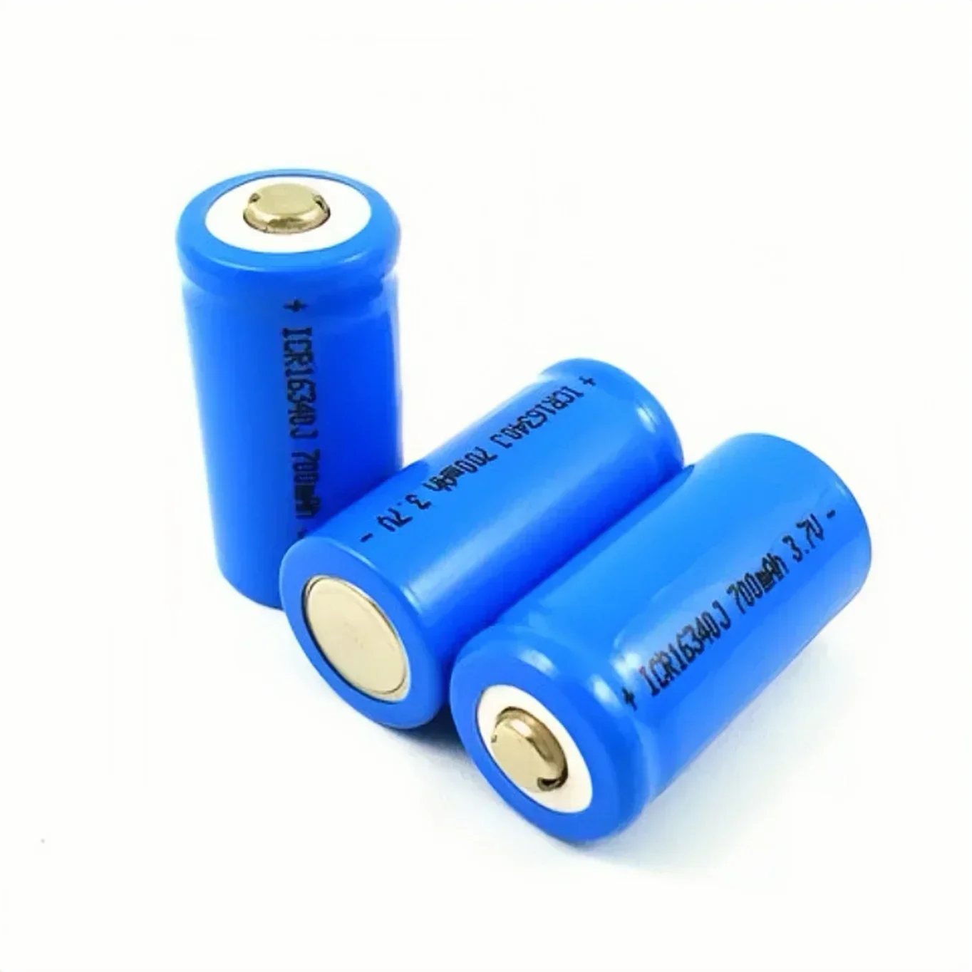 16340 بطارية 3.7 فولت 700 مللي أمبير CR123A شاحن بطارية ليثيوم قابلة للشحن للكاميرا إنذار الدخان أجراس الباب اللاسلكية مصباح يدوي لعبة