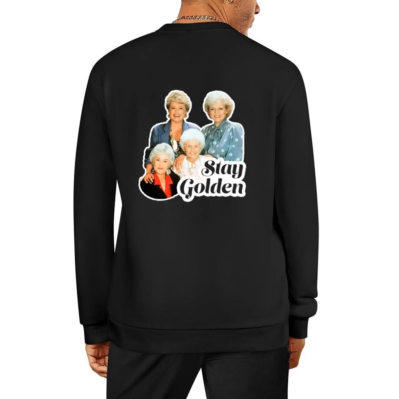 

golden stay art Pullover autumn mens clothes men's sweat-shirt anime clothing autumn sweatshirt