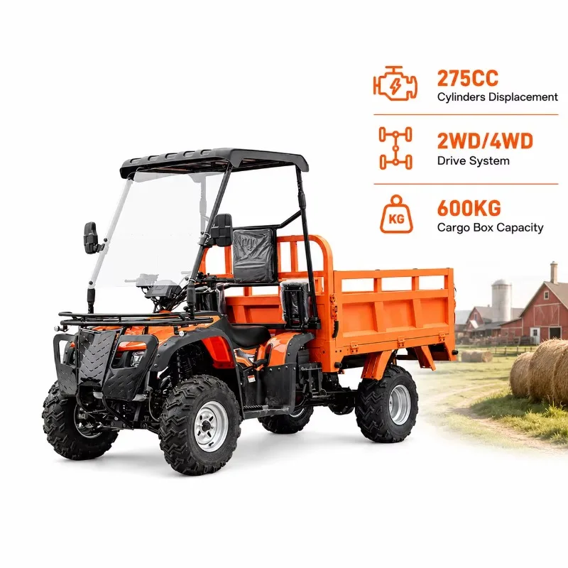 Factory Quote 72V Electric Commercial UTV All Terrain Guest Carrier Vehicle For Luxury Hotel Property Fleet Order