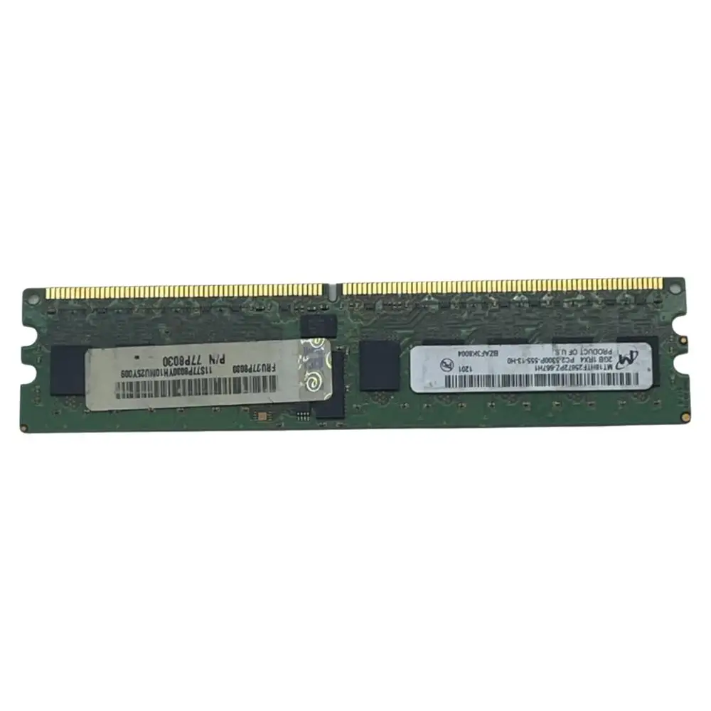 Desktop Computer Memory DDR2 PC2-5300P Fits For Micron 1R*4 2GB