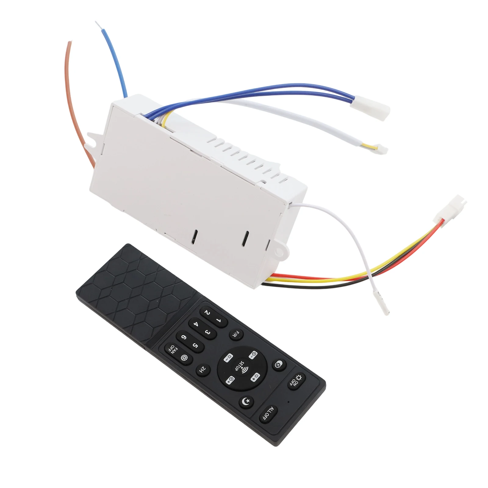 LED Ceiling Fan Remote Control Kit 6-Speed Settings And Dimming Function And Variable Frequency DC Controller Remote Control Kit