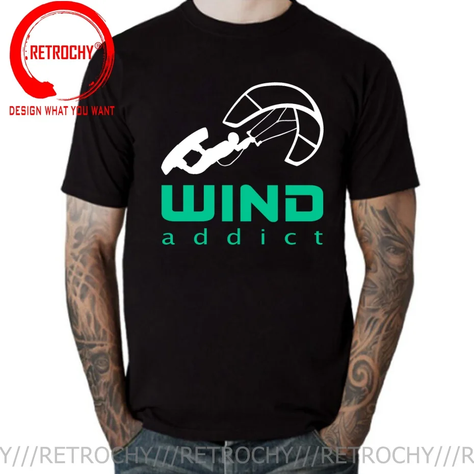 KITE KITER KITEBOARDER KITESURFER KITING SURFER T Shirt Men Fashion Trendy Casual Clothing Stylish Tops Tee Shirt Leisure Tshirt