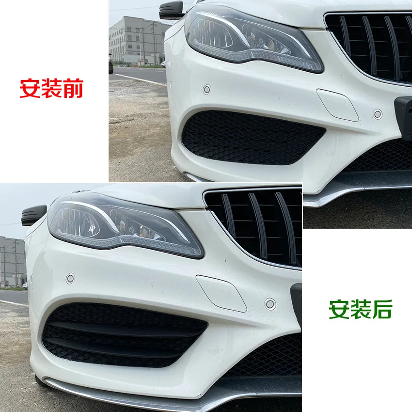 Suitable for Mercedes Benz E-Class Coupe E Coupe W207 A207 2013-16 front bumper AMG grille wind knife modification