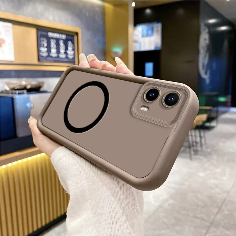 Phone Case For Motorola Moto G04 G05 G10 G04S E15 G30 G20 G15 G24 Power Case Shockproof Silicone Soft Cover Magnetic Sticker view 6