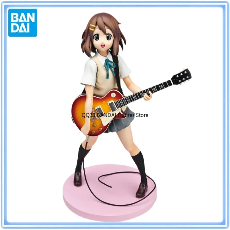 

BANDAI Original SQ K-ON！guitar Girl Yui Hirasawa Nakano Azusa Action Figure Model Desktop Ornaments Gift