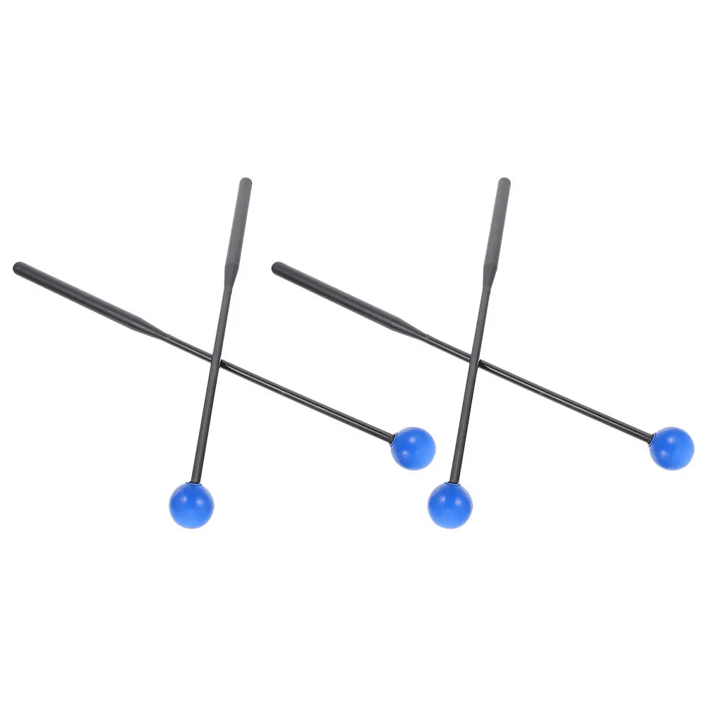 

2Pairs Professional Tongue Drum Mallets Marimba Sticks Durable Percussion Mallets Rubber ABS Smooth Surface Comfortable Grip